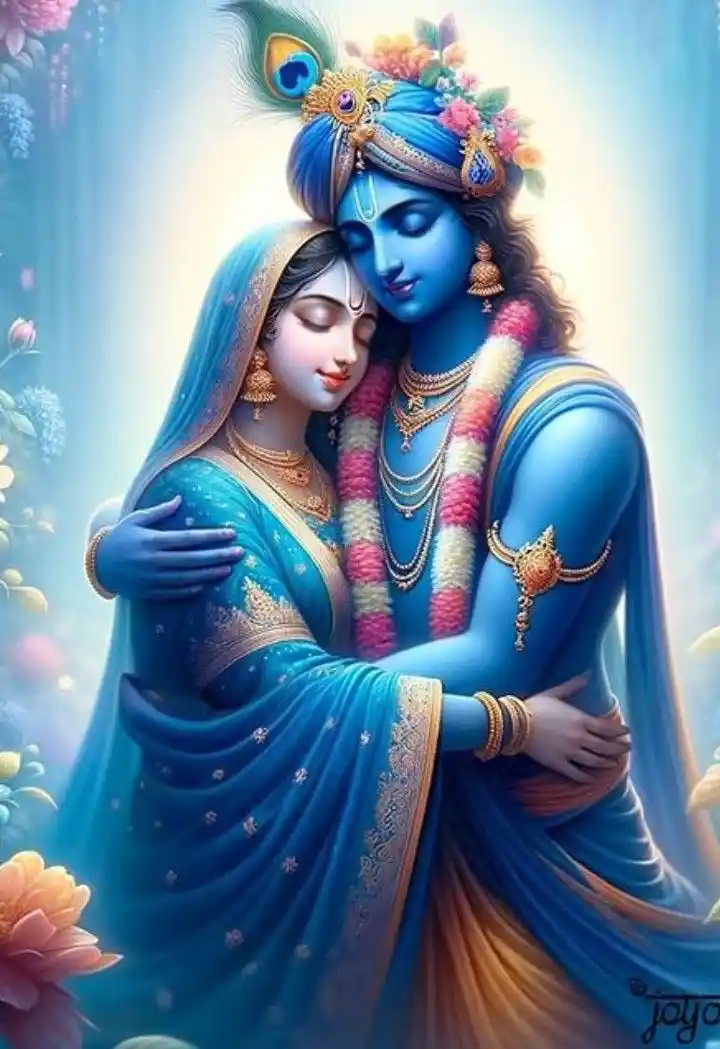 radha krishna ai images for dp