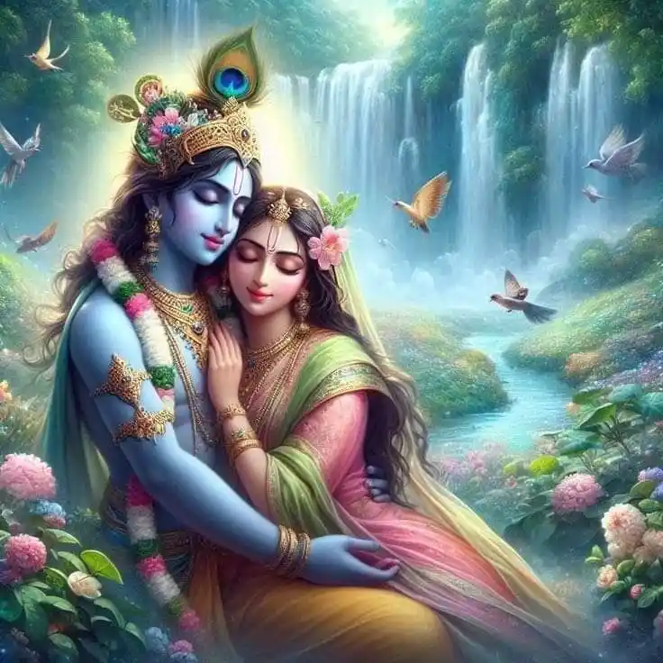 radha krishna ai wallpaper k for pc