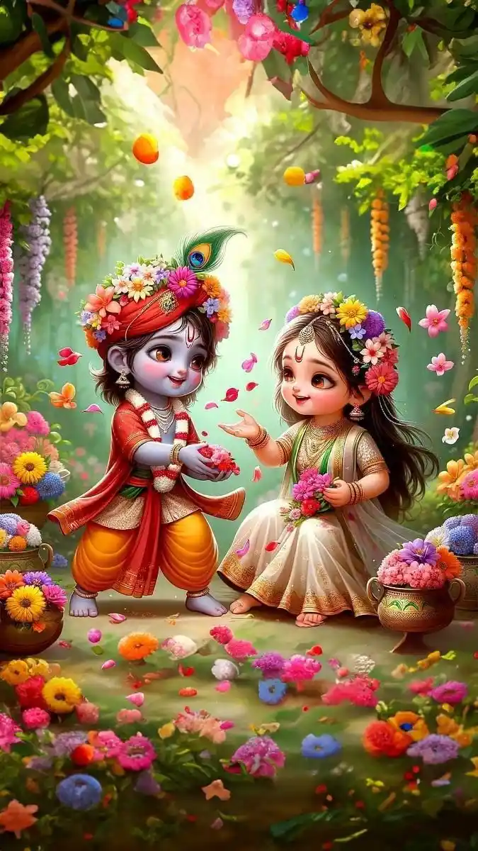 radha krishna dp baby