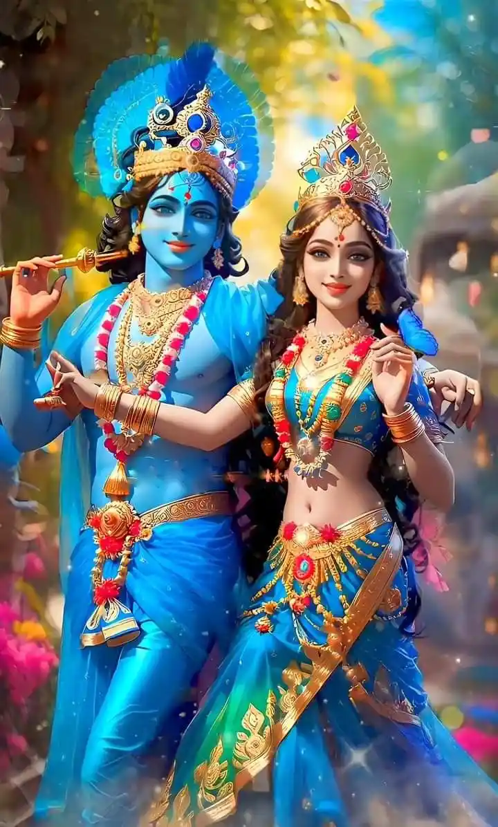 radha krishna images aesthetic wallpaper