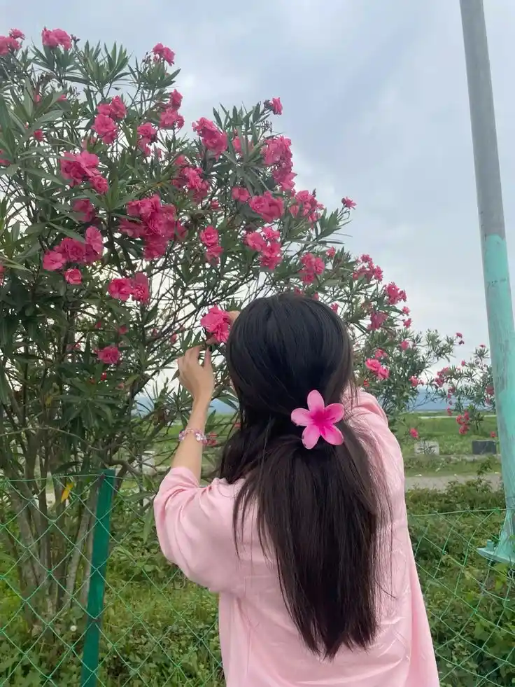 stylish hidden face girl dp