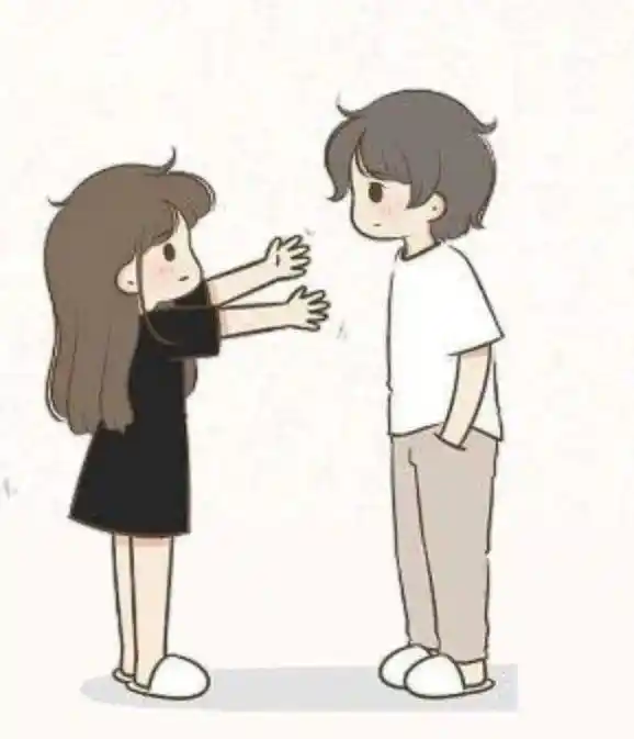 cute aesthetic cartoon dp for instagram girl