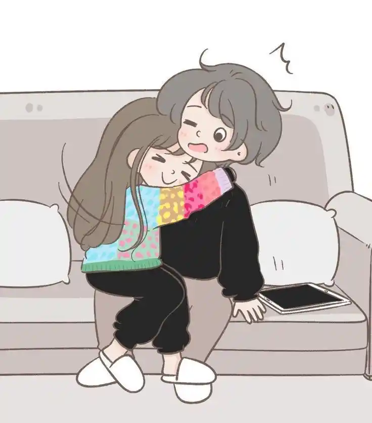 cute cartoon dp for instagram girl simple attitude