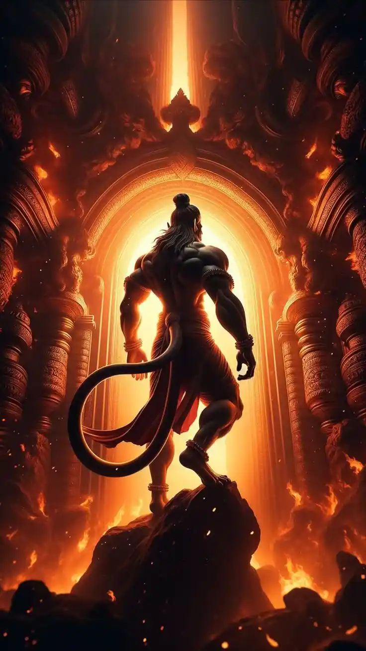 flying hanuman ji wallpaper hd
