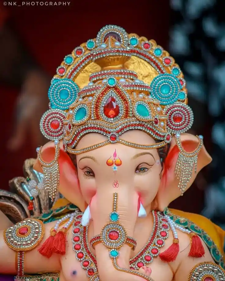 ganpati images at home