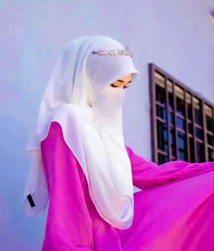 hijab girl dp allah 41