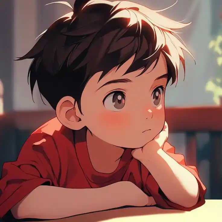 instagram dp for girls cartoon sad